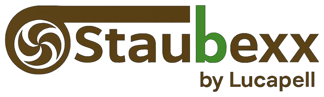 Staubexx Logo - Pelletlager-Reinigung von Lucapell