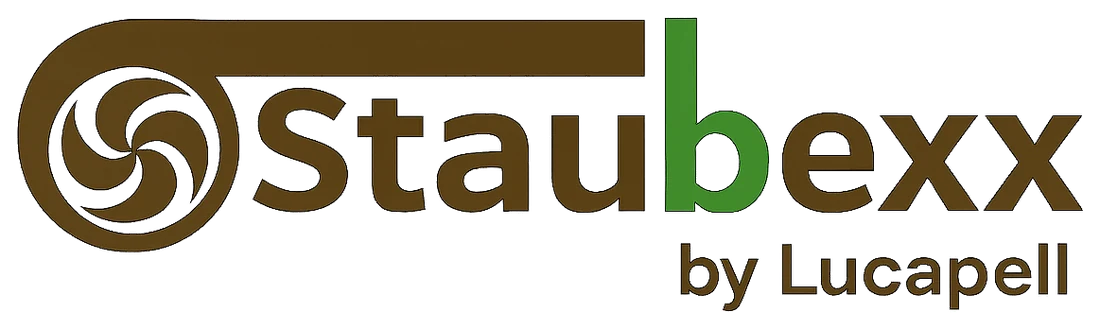 Staubexx Logo - Pelletlager-Reinigung von Lucapell
